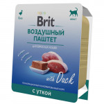 Brit Premium лам 100гр Воздушный паштет д/кош Adult Утка