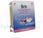 Brit Premium лам 100гр Воздушный паштет д/кош Sterilized кастр/стерил Кролик