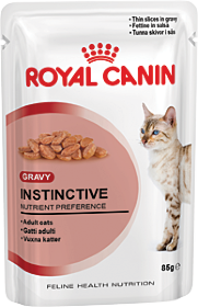 Royal Canin INSTINCTIVE пауч в соусе (для взрослых кошек)