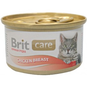 Консерва для кошек Brit Care Chicken Breast Куриная грудка 80 г.