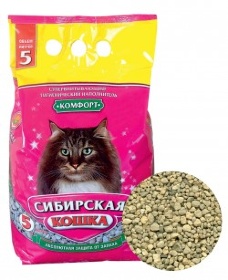 Сибирская кошка- Комфорт Впитывающий наполнитель 