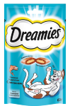 Dreamies лакомство для кошек подушечки с лососем