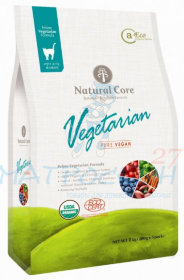 Natural Core ЭКО A Вегетарианский корм для аллергичных кошек всех возрастов, гранула 8мм