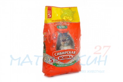 Сибирская кошка-Экстра Впитывающий наполнитель для длинношерстных кошек