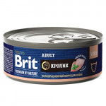 Brit Premium by Nature конс 100гр д/кош Adult Кролик