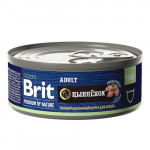 Brit Premium by Nature конс 100гр д/кош Adult Цыплёнок