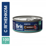 Brit Premium by Nature конс 100гр д/кош Sensitive чувств.пищ Ягнёнок 