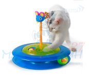Petstages игрушка для кошек "Трек с двумя мячиками" диаметр основания 27 см