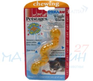  Petstages игрушка для кошек "ОPKA червяк" 11 см