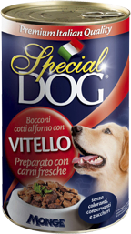 Special Dog консервы для собак кусочки телятины 400г