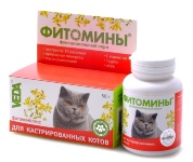Фитомины для кошек - Для кастрированных 50гр/100таб