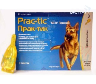 Elanco Прак-тик для собак 22-50 кг (3 пипетки)