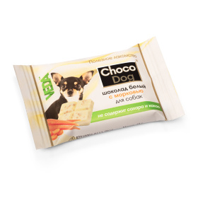 Choco Dog лак-тво д/с шоколад белый с морковью 15 гр