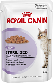 Royal Canin STERILISED пауч в соусе (для стерилизованных кошек)