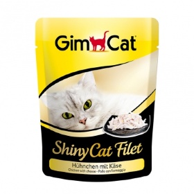 Shiny Cat Filet пауч 70гр д/к Цыпленок с сыром