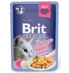 Brit Premium пауч 85гр д/кош Курица/Желе