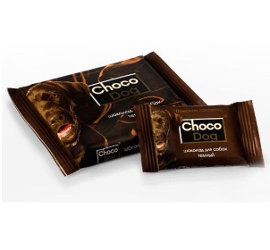 Choco Dog лак-тво д/с шоколад черный 15г