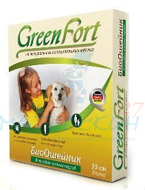 Green Fort БиоОшейник от блох д/мелких собак