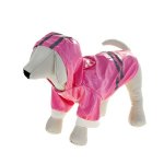 Куртка со светоотражающими полосами розовая р.L (ДС 23 см, ОГ 40 см)