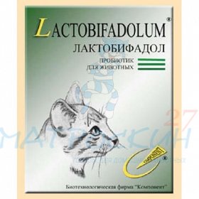 Лактобифадол Форте д/кошек 50 гр (пробиотик)