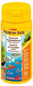 Sera Корм д/рыб мальков Vipagran Baby гранулы 50мл 24гр 