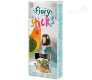 FIORY палочки для средних попугаев Sticks с овощами 2х60 г