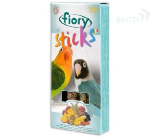  FIORY палочки для средних попугаев Sticks с фруктами 2х60 г