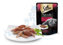 Sheba Naturalle пауч 80 гр Цельные кусочки С говядиной и ягненком