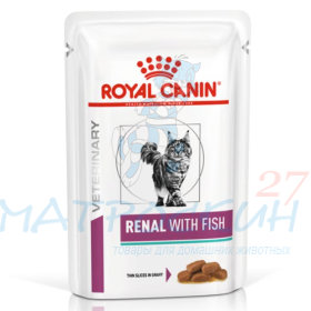 Royal Canin RENAL с тунцом (пауч для кошек с почечной недостаточностью) 100 гр