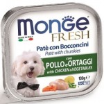 Monge Dog Fresh консервы для собак курица с овощами 100г