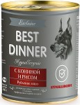 Best Dinner Exclusive конс 340гр д/соб Hypoallergenic Конина/Рис 