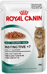 Royal Canin INSTINCTIVE+7 пауч в желе для кошек (старше 7 лет)