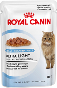 Royal Canin ULTRA LIGHT пауч в желе (для кошек, склонных к полноте)