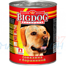 Зоогурман Big Dog конс 850гр д/соб Говядина с бараниной