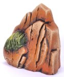 Керамический декор в аквариум Скала малая камень 12*9*12см