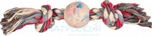Trixie Игрушка д/соб Веревка с мячом 36см