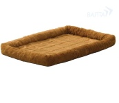 Midwest лежанка Pet Bed меховая 122х76 см коричневая
