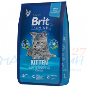 Brit Premium д/котят Kitten Курица/Лосось/Соус
