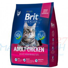 Brit Premium д/кош Adult д/взрослых Курица/Печень 