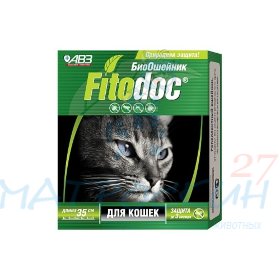 ФитоДок БиоОшейник репеллентный для кошек 35см