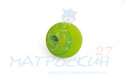 GLG д/с Мяч Camon Зелёный для лакомств с запахом яблока 7,5см