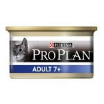 ProPlan консервы Adult 7+  ж/б 85г (для кошек старше 7 лет) 