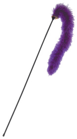 Дразнилка Фиолетовая с хвостом и колокольчиком