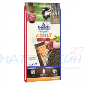 Bosch "Adult Lamb & Rice", для взрослых собак, с ягненком и рисом