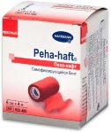 Hartmann PEHA-HAFT фиксирующий бинт 4 м х  6 cм красный