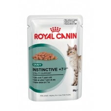 Royal Canin INSTINCTIVE +7 пауч в соусе для кошек (старше 7 лет)