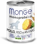 Monge Dog Monoproteico Fruits консервы для собак паштет из курицы с рисом и ананасами