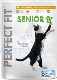 Perfect Fit Senior сухой корм для зрелых кошек 