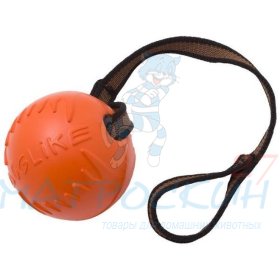 Doglike Мяч малый с лентой оранжевый 6,5см 