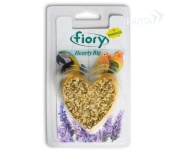 FIORY био-камень для птиц Hearty Big с лавандой в форме сердца 